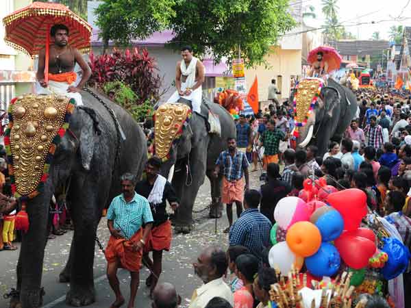 വിഗ്രഹങ്ങള്‍ക്ക് വരവേല്‍പ്പ് 
