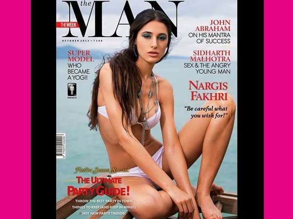 മാന്‍ മാഗസിന് വേണ്ടി നര്‍ഗിസ് ഫക്രി