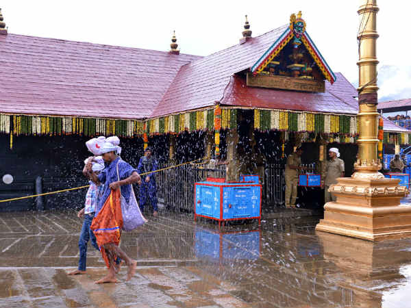 മഴയില്‍ നനഞ്ഞ സന്നിധാനം