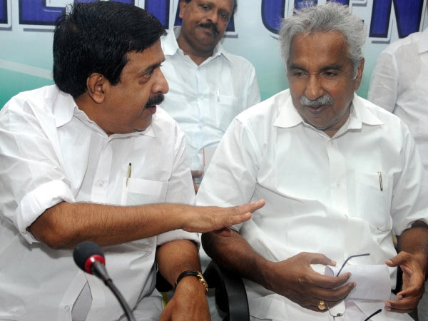 ചാണ്ടിയും ചെന്നിത്തലയും എതിര്