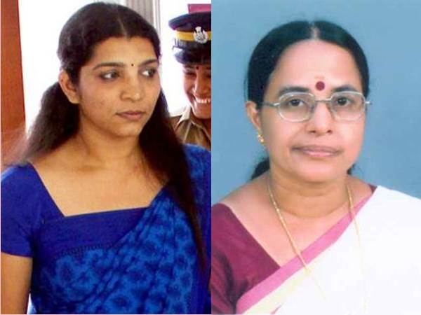 Saritha S Nair and Aisha Potty Saritha S Nair and Aisha Potty