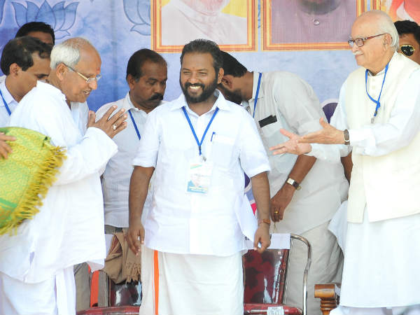  രാജഗോപലിന് സ്വാഗതം