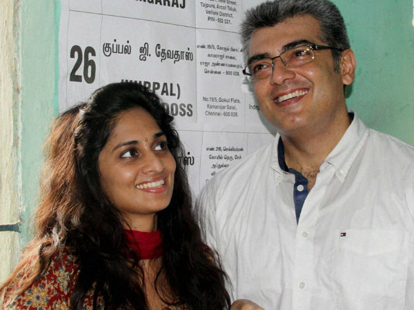  അജിത്തും ശാലിനിയും