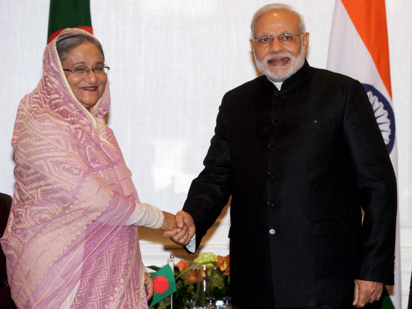 മോദിയും ഹസീനയും