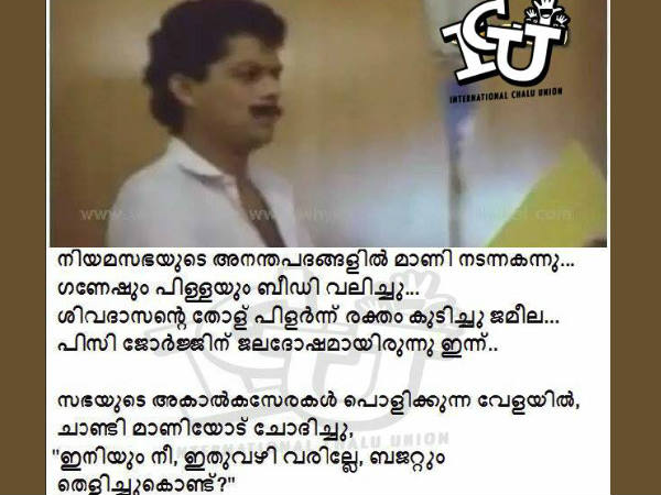 നിയമസഭയുടെ അന്തപദങ്ങളില്‍