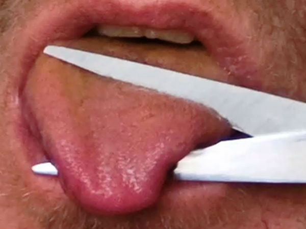 Tongue Cut Tongue Cut