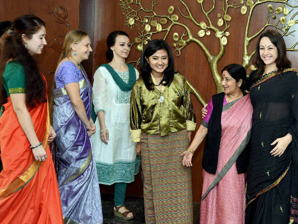 ഹാജരായത് സുഷമ സ്വരാജിന്റെ മകള്‍