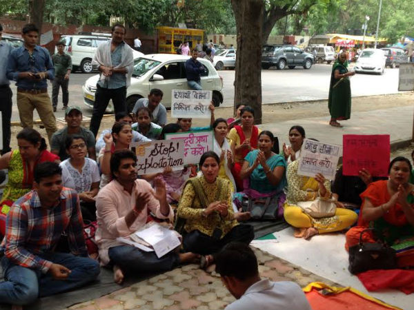 സമരക്കാര്‍ക്ക് ശമ്പളമില്ല