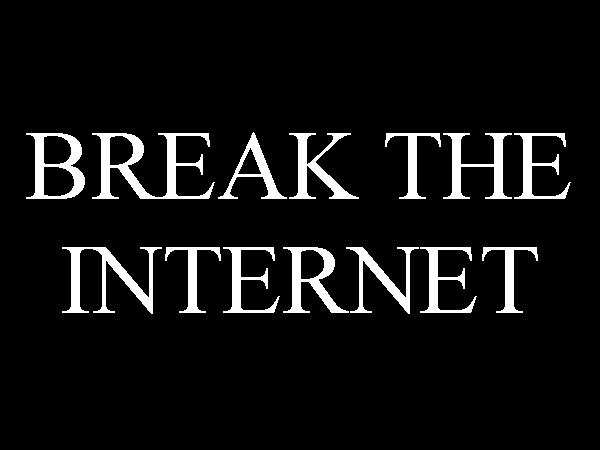 ബ്രേക്ക് ദി ഇന്റര്‍നെറ്റ് (Break the intenet)