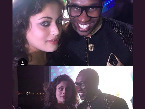 ക്രിസ് ഗെയ്‌ലിനൊപ്പം