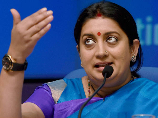 സ്മൃതി ഇറാനിയുടെ അഭിനയം