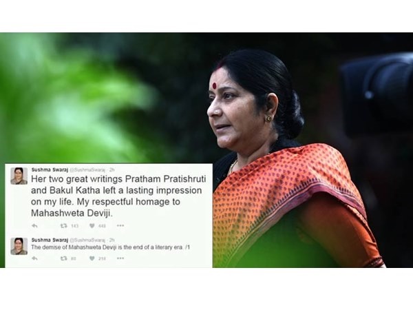  ''മഹാശ്വേതാ ദേവി എന്നെ ഒരു പാടു സ്വാധീനിച്ചു''