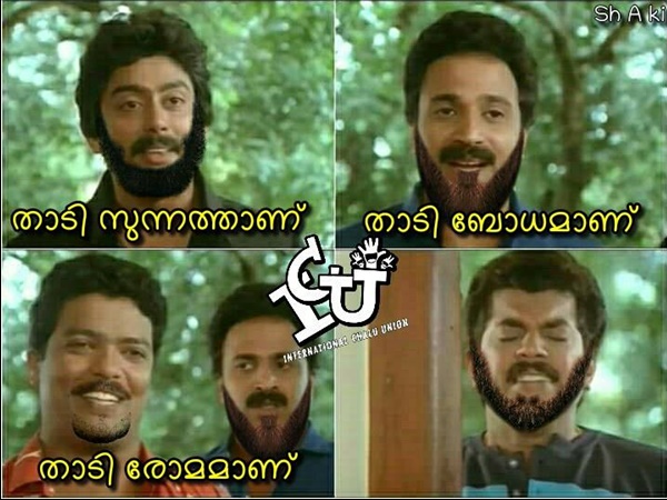താടി രോമമാണ്