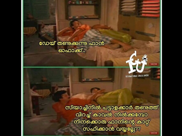 ഫാനിന്റെ കാറ്റ്