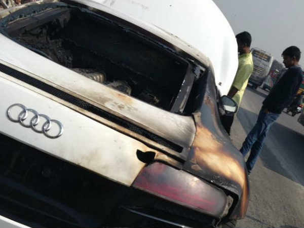 Audi fire in bangladesh Audi fire in bangladesh