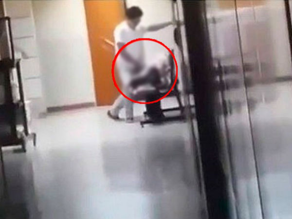 രോഗിണിയുടെ മുഖത്ത്