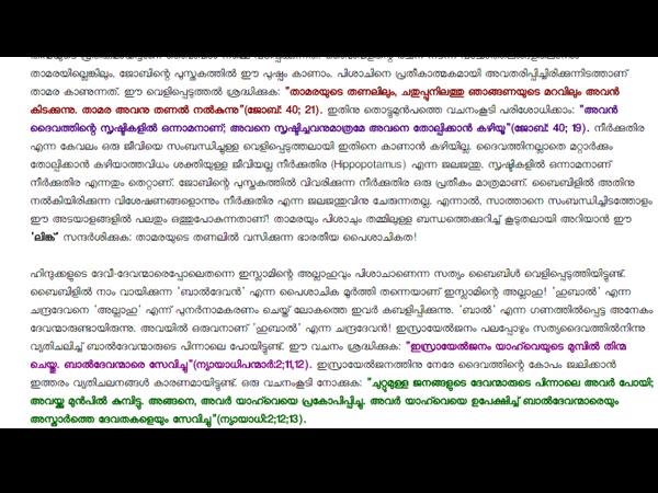 അയ്യപ്പനിലെ പൈശാചികത