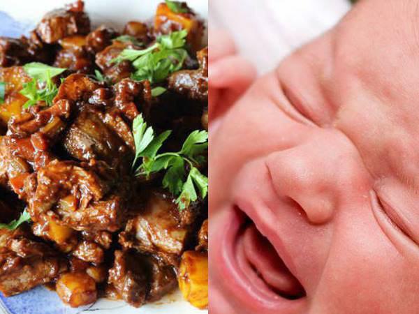 മുലകുടി മാറാത്ത കുഞ്ഞിന് ബീഫ്...