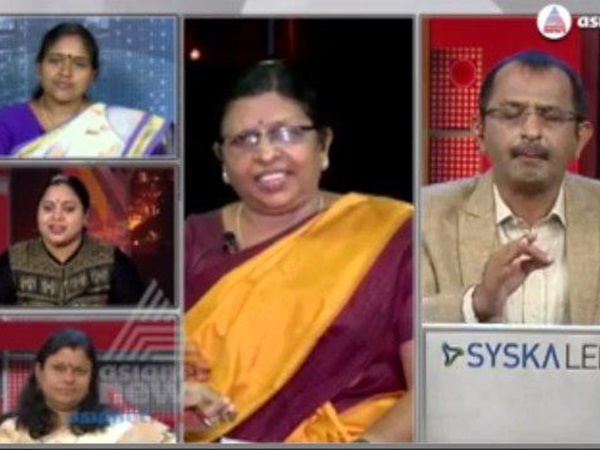 ചാനൽ ചർച്ചയ്ക്കിടെ