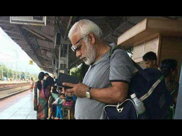 ചിത്രം വൈറലായപ്പോള്‍ രാമചന്ദ്രന്‍ ബെംഗളൂരുവില്‍