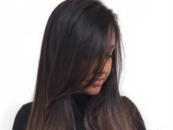 തവിട്ടു നിറ മുള്ള മുടി