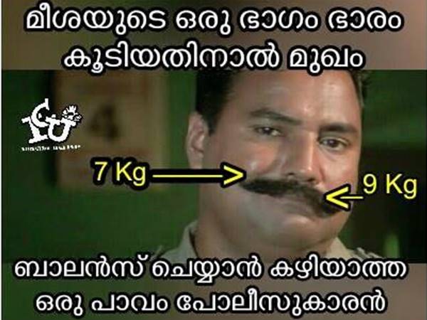 മീശയുടെ തൂക്കം
