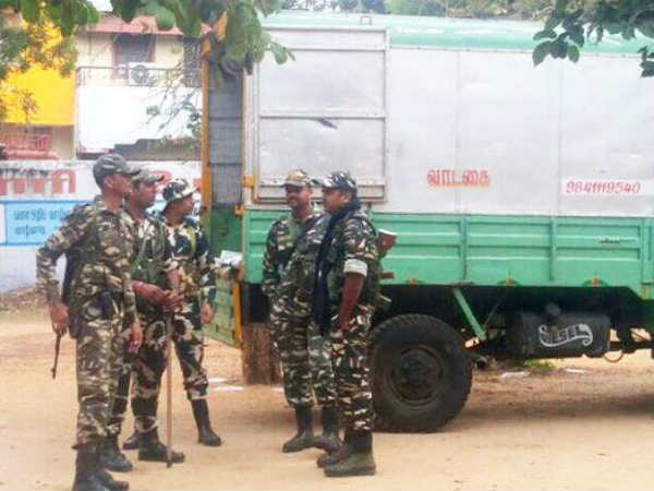 ശക്തമായ സുരക്ഷ സന്നാഹം