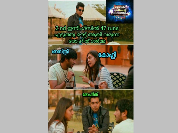 കോലിയല്ല രോഹിത് ശർമ്മ
