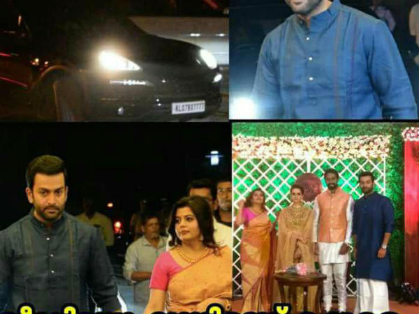 പൃഥ്വിയും ഭാര്യയുമെത്തി