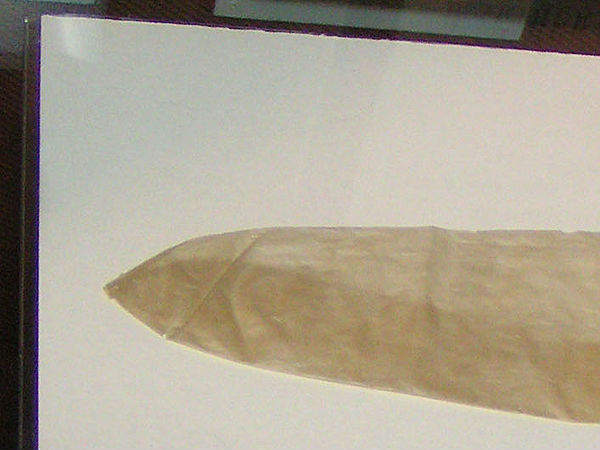 കോണ്ടത്തിന്‍റെ ആദ്യ രൂപങ്ങള്‍