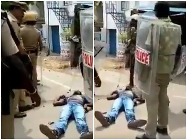 വെടിയേറ്റ് വീണിട്ടും വിടാതെ