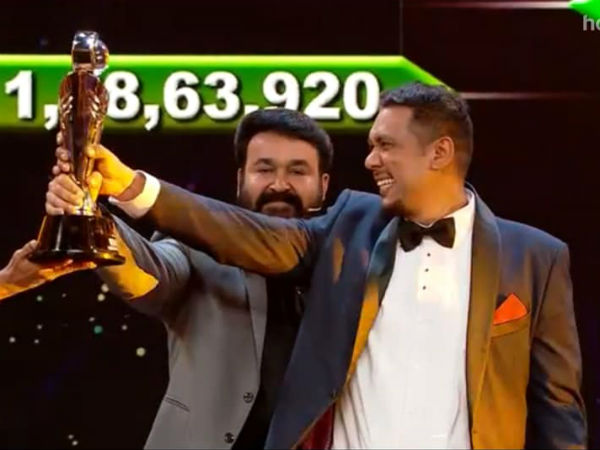 ബിഗ് ബോസ് വിജയി 