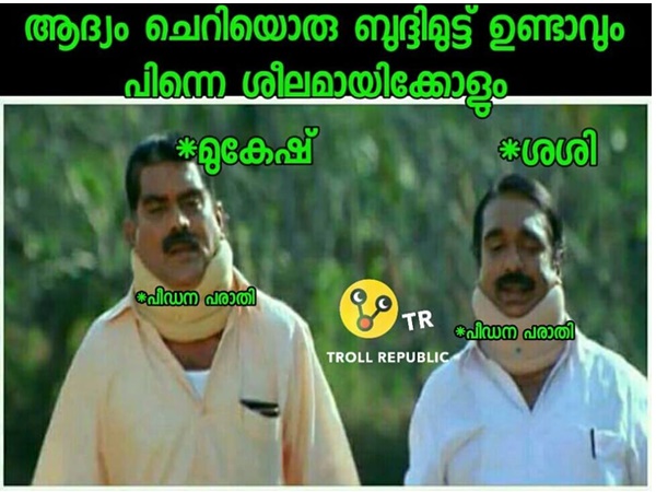 ഉപദേശിക്കുന്ന ശശി എംഎല്‍എ..