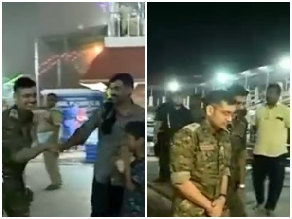 സെൽഫിയെടുക്കാൻ ഭക്തർ