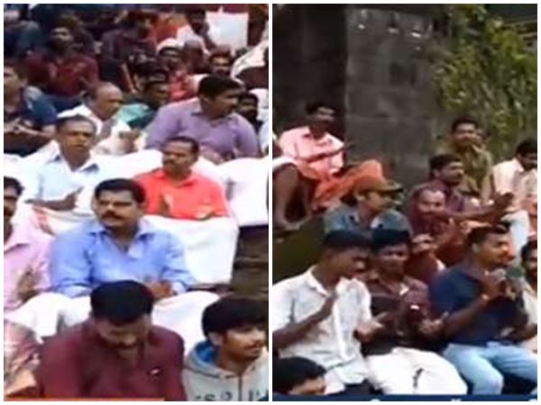 സ്റ്റേഷൻ വളഞ്ഞ് പ്രതിഷേധം 