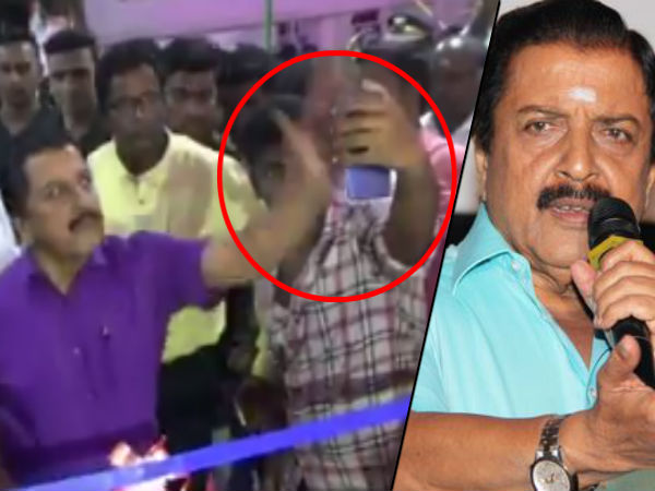 നടന്റെ പ്രതിഷേധം