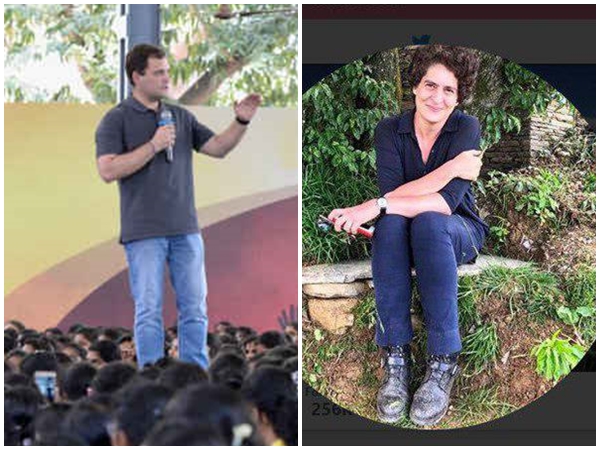  രാഹുലിനും പ്രിയങ്കയ്ക്കും കൈയ്യടി