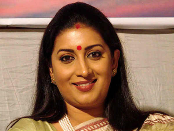 സ്മൃതി ഇറാനിയുടെ പ്രതികരണം