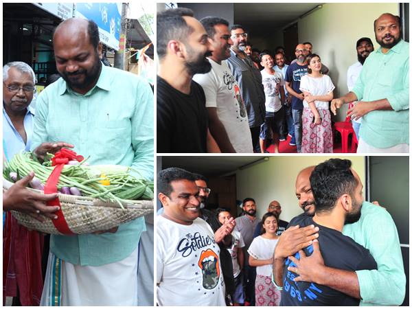  സിനിമാ സെറ്റിലും വരവേല്‍പ്പ് 