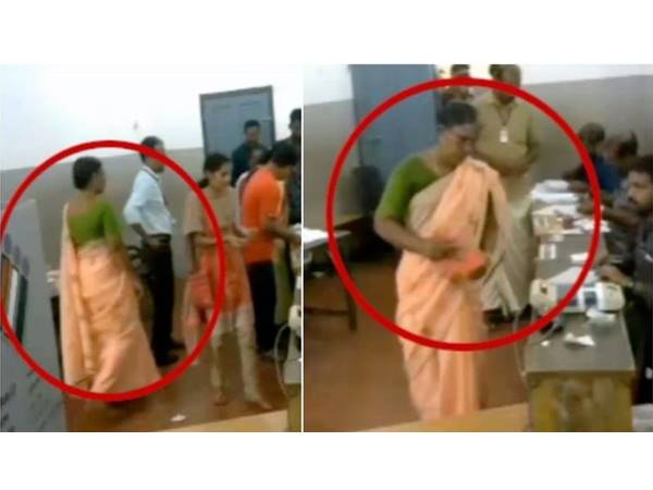  കള്ളവോട്ടിന്റെ ദൃശ്യങ്ങള്‍ 