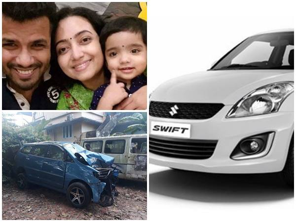 വെളുത്ത സ്വിഫ്റ്റ് കാര്‍