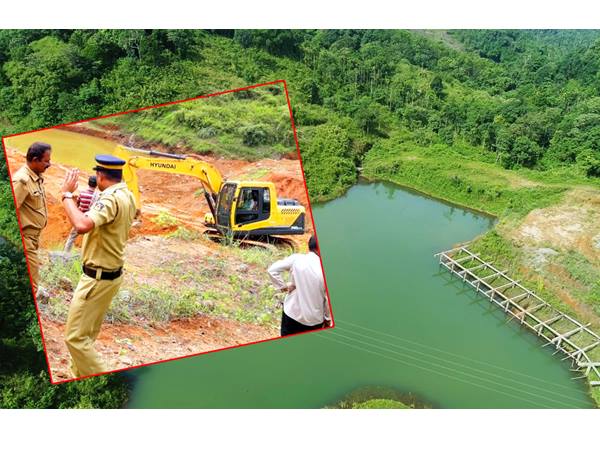  കാട്ടരുവി തടഞ്ഞ് തടയണ 