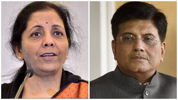 നിര്മല സീതാരാനും പിയൂഷ് ഗോയലും നിര്മല സീതാരാനും പിയൂഷ് ഗോയലും