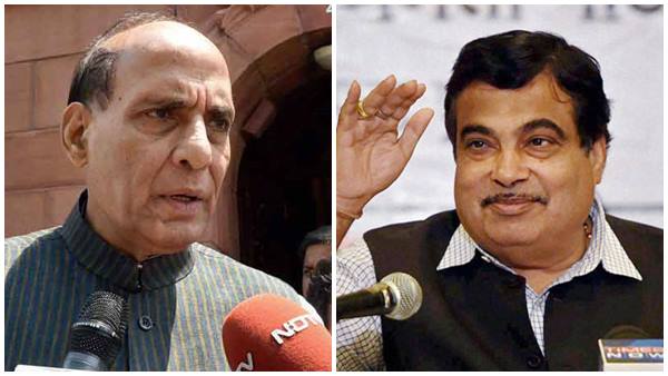 രാജ്നാഥ് സിങും ഗഡ്കരിയും രാജ്നാഥ് സിങും ഗഡ്കരിയും