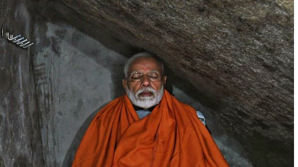 മോദി ഗുഹയ്ക്ക് 15 മീറ്റർ‌ മാറി