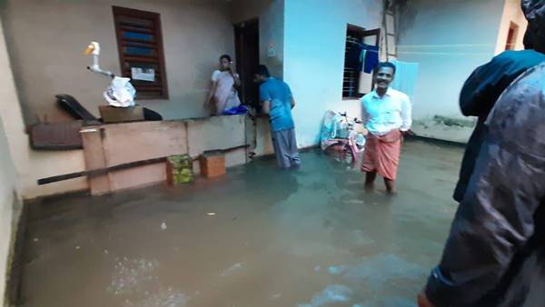തേജസ്വിനി പുഴ കരകവിഞ്ഞു