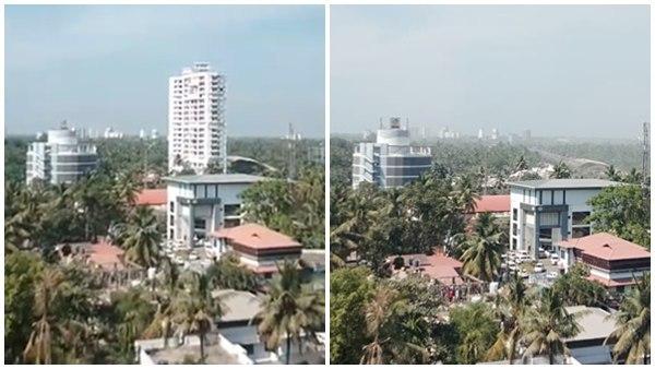 തകര്‍ന്ന ഗേറ്റിന് താഴെ 