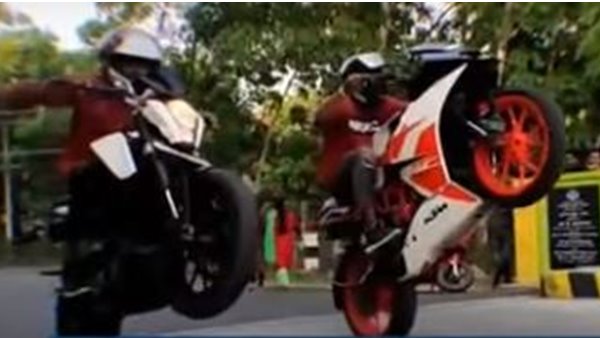 Bike accident Bike accident