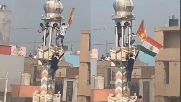  കാവിക്കൊടി നാട്ടി