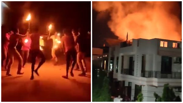 കെട്ടിടത്തിന് തീപിടിച്ചു